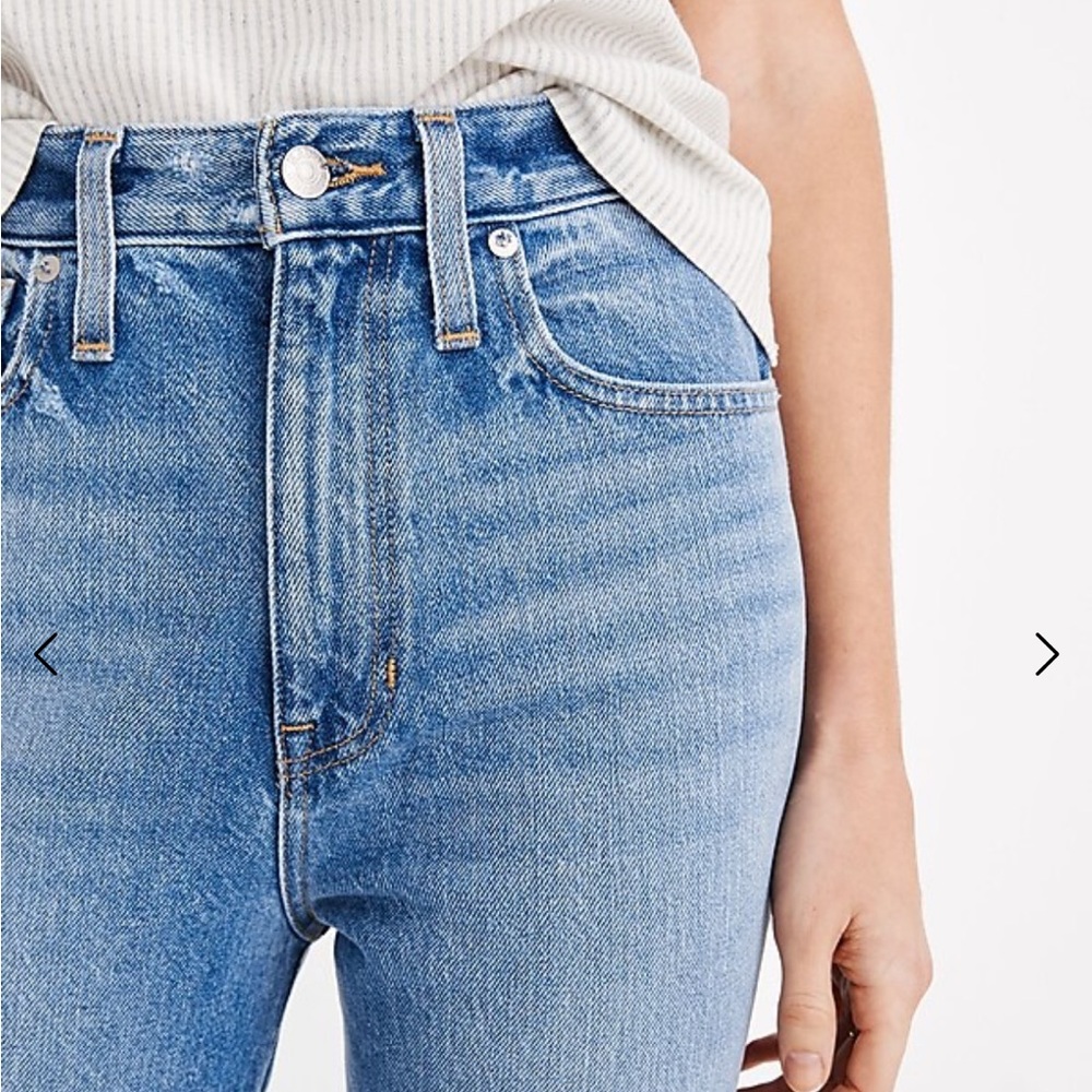 Madewell The Momjean High Rise Waist Size 28, New - Picture 3 of 15